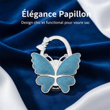 Crochet de sac pliable en forme de papillon