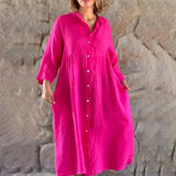 Robe simple, décontractée et ample