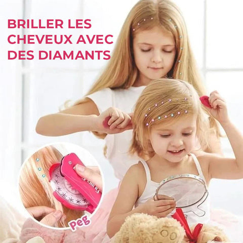Foret pour cheveux collants