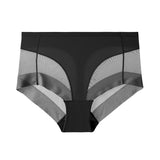 Slip moulant taille haute en soie glacée sans couture
