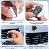 Horloge à quartz électronique créative pour accessoires de voiture