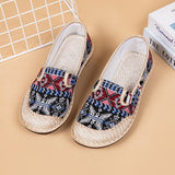 Chaussons en Lin Respirant à Tête Enveloppée