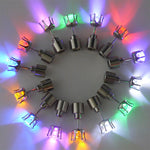 Boucles d'oreilles illuminées par LED