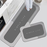 Tapis de sol antidérapant en boue de diatomées