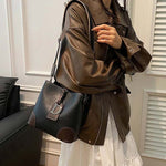 💗 Sac à bandoulière pour femmes en cuir PU 👜