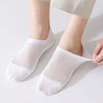 Chaussettes de taille supérieure en coton maille (5 paires)
