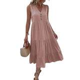 Robe Débardeur avec Boutons