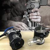 Dépoussiéreur pour machine à rogner