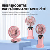 Ventilateur portable à 5 vitesses et affichage numérique