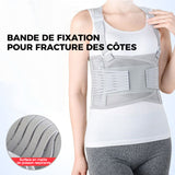 Ceinture de travail avec ceinture de fixation côtelée