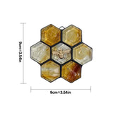 Ornement d’abeille en vitrail ou attrape-soleil