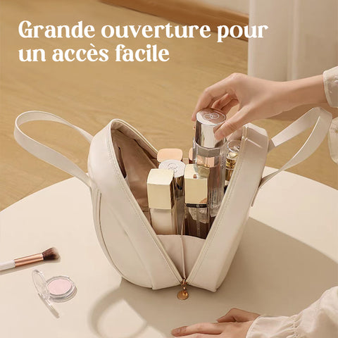Sac à cosmétiques en forme de coquille multicouche