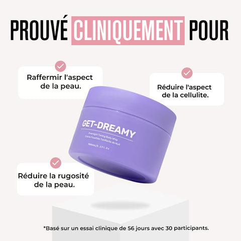Crème de nuit tonifiante pour le corps