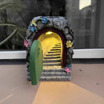 Ornement de porte en pierre de jardin
