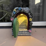 Ornement de porte en pierre de jardin