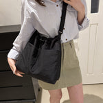 Sac à dos en nylon avec cordon de serrage
