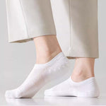 Chaussettes de taille supérieure en coton maille (5 paires)