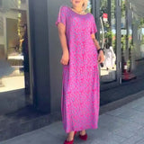 👗2024 Robe imprimée grande taille à la mode