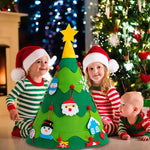 Arbre de Noël en feutre DIY Montessori 3D