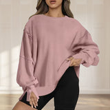 Pull oversize avec poches pour femmes