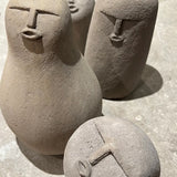 Figurine visage en pierre