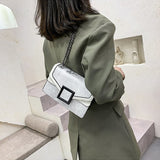 Sac Vintage Carré à Chaîne