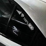 Autocollant réfléchissant sur le signal de la batterie