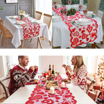 Chemin de table sur le thème de la Saint-Valentin