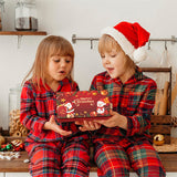 Sobre Rojo de Navidad Plegable con 6 Compartimentos