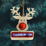 Décoration de Noël pour pince à billets en bois