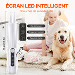 Rasoir de pieds LED pour animaux de compagnie