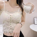 Camisole en Dentelle avec Gilet Interne