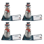 Carte de Noël 3D Pop Up Renne Bonhomme de neige