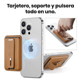 Soporte magnético con anillo para tarjetas de teléfono