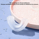 Brosse à dents pour enfants en forme de U de dinosaure