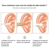 Ensemble de 6 cuillères à oreille en acier inoxydable