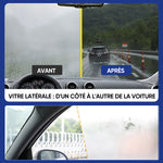 Agent de nettoyage et de revêtement pour vitres de voiture antipluie