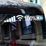 Autocollant réfléchissant sur le signal de la batterie