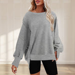 Pull oversize avec poches pour femmes