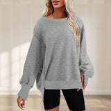 Pull oversize avec poches pour femmes