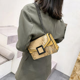 Sac Vintage Carré à Chaîne