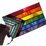 Bannière arc-en-ciel en acrylique