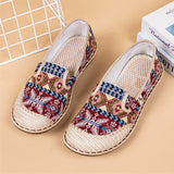 Chaussons en Lin Respirant à Tête Enveloppée