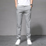 Pantalon stretch en soie Ice