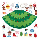 Arbre de Noël en feutre DIY Montessori 3D