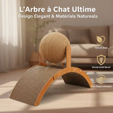Balle Griffoir pour Chat sur Support