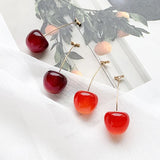 Boucles d'oreilles en forme de cerise