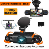 Caméra de tableau de bord 4 canaux 1080P HD