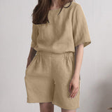 Costume short ample grande taille