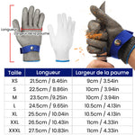 Gants en fil métallique